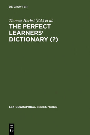 Buchcover The Perfect Learners' Dictionary (?)  | EAN 9783110947021 | ISBN 3-11-094702-1 | ISBN 978-3-11-094702-1