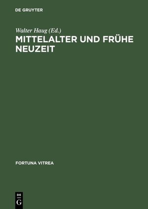 Buchcover Mittelalter und frühe Neuzeit  | EAN 9783110949407 | ISBN 3-11-094940-7 | ISBN 978-3-11-094940-7