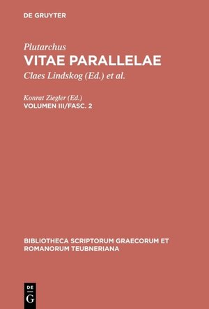 Buchcover Vitae parallelae | EAN 9783110958119 | ISBN 3-11-095811-2 | ISBN 978-3-11-095811-9