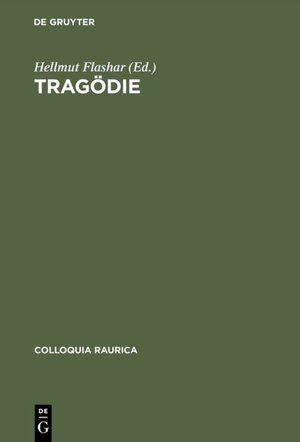 Buchcover Tragödie  | EAN 9783110959840 | ISBN 3-11-095984-4 | ISBN 978-3-11-095984-0