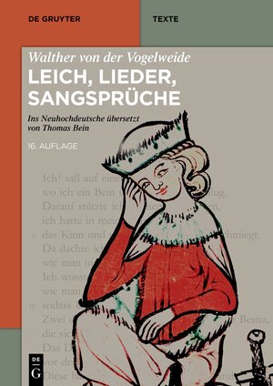 Buchcover Walther von der Vogelweide: Leich, Lieder, Sangsprüche  | EAN 9783110980646 | ISBN 3-11-098064-9 | ISBN 978-3-11-098064-6