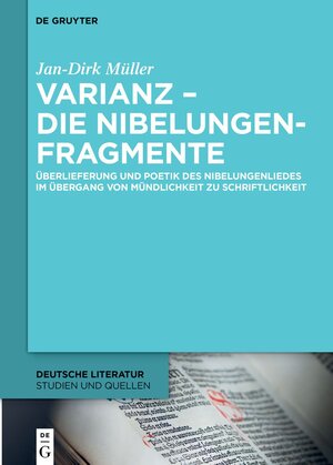 Buchcover Varianz – die Nibelungenfragmente | Jan-Dirk Müller | EAN 9783110983104 | ISBN 3-11-098310-9 | ISBN 978-3-11-098310-4