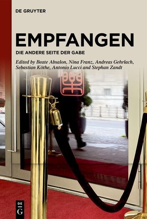 Buchcover Empfangen  | EAN 9783111213767 | ISBN 3-11-121376-5 | ISBN 978-3-11-121376-7