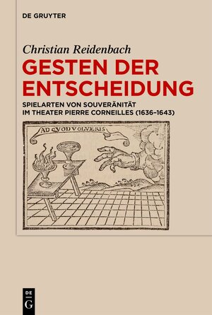 Buchcover Gesten der Entscheidung | Christian Reidenbach | EAN 9783111286785 | ISBN 3-11-128678-9 | ISBN 978-3-11-128678-5