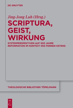 Buchcover Scriptura, Geist, Wirkung  | EAN 9783111296227 | ISBN 3-11-129622-9 | ISBN 978-3-11-129622-7