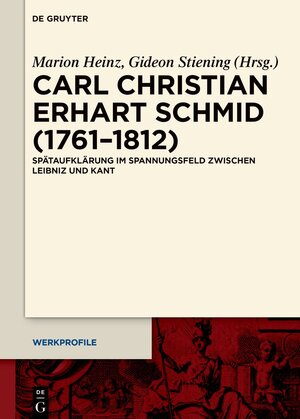 Buchcover Carl Christian Erhard Schmid (1761–1812)  | EAN 9783111309279 | ISBN 3-11-130927-4 | ISBN 978-3-11-130927-9