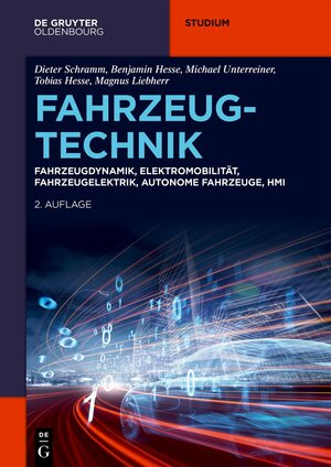 Buchcover Fahrzeugtechnik | Dieter Schramm | EAN 9783111335872 | ISBN 3-11-133587-9 | ISBN 978-3-11-133587-2