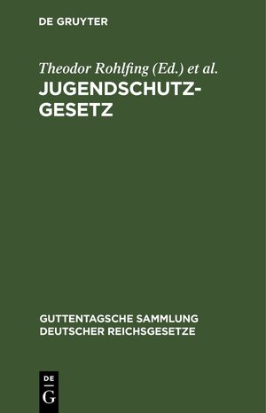 Buchcover Jugendschutzgesetz  | EAN 9783111391700 | ISBN 3-11-139170-1 | ISBN 978-3-11-139170-0