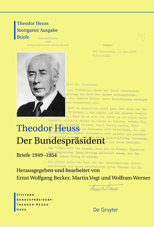 Buchcover Theodor Heuss: Theodor Heuss. Briefe / Der Bundespräsident | Theodor Heuss | EAN 9783111753669 | ISBN 3-11-175366-2 | ISBN 978-3-11-175366-9