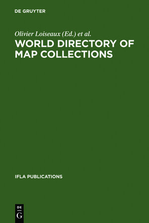 Buchcover World Directory of Map Collections | EAN 9783111819792 | ISBN 3-11-181979-5 | ISBN 978-3-11-181979-2