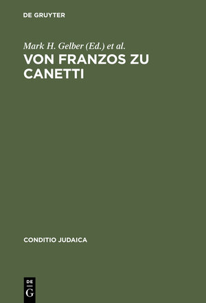Buchcover Von Franzos zu Canetti  | EAN 9783111836164 | ISBN 3-11-183616-9 | ISBN 978-3-11-183616-4