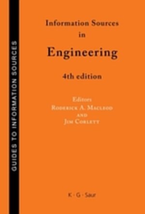 Buchcover Information Sources in Engineering | EAN 9783111838038 | ISBN 3-11-183803-X | ISBN 978-3-11-183803-8