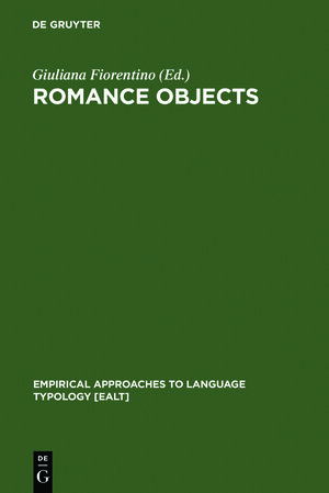 Buchcover Romance Objects | EAN 9783111852959 | ISBN 3-11-185295-4 | ISBN 978-3-11-185295-9