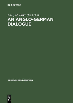 Buchcover An Anglo-German Dialogue  | EAN 9783111861487 | ISBN 3-11-186148-1 | ISBN 978-3-11-186148-7