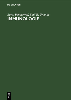 Buchcover Immunologie | Baruj Benacerraf | EAN 9783112168677 | ISBN 3-11-216867-4 | ISBN 978-3-11-216867-7