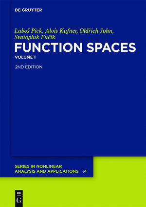 Buchcover Function Spaces, 1 | Luboš Pick | EAN 9783112189016 | ISBN 3-11-218901-9 | ISBN 978-3-11-218901-6