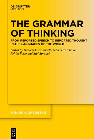 Buchcover The Grammar of Thinking | EAN 9783112215043 | ISBN 3-11-221504-4 | ISBN 978-3-11-221504-3