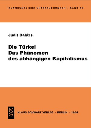 Buchcover Die Türkei | Judith Balász | EAN 9783112400562 | ISBN 3-11-240056-9 | ISBN 978-3-11-240056-2