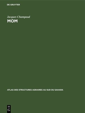 Buchcover Mom | Jacques Champaud | EAN 9783112414743 | ISBN 3-11-241474-8 | ISBN 978-3-11-241474-3