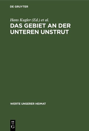 Buchcover Das Gebiet an der unteren Unstrut  | EAN 9783112479360 | ISBN 3-11-247936-X | ISBN 978-3-11-247936-0