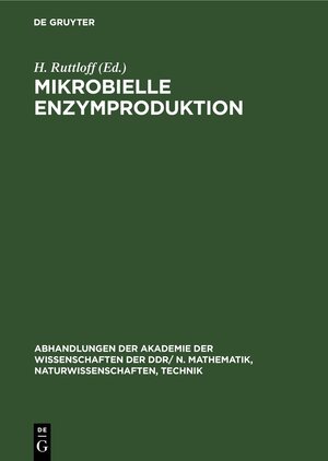 Buchcover Mikrobielle Enzymproduktion  | EAN 9783112484340 | ISBN 3-11-248434-7 | ISBN 978-3-11-248434-0