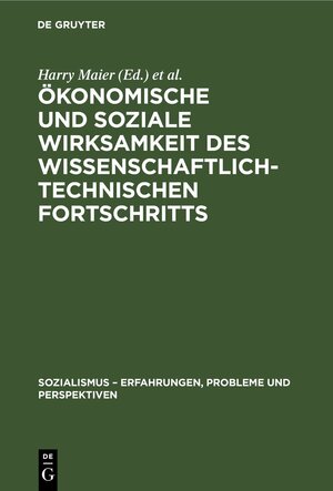 Buchcover Ökonomische und soziale Wirksamkeit des wissenschaftlich-technischen Fortschritts  | EAN 9783112575925 | ISBN 3-11-257592-X | ISBN 978-3-11-257592-5