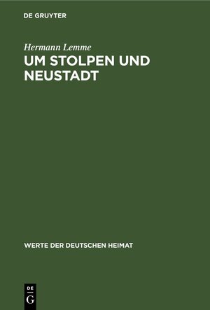 Buchcover Um Stolpen und Neustadt | Hermann Lemme | EAN 9783112642917 | ISBN 3-11-264291-0 | ISBN 978-3-11-264291-7
