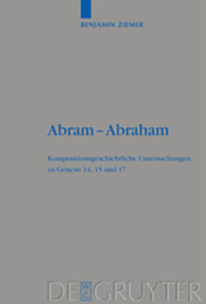 Buchcover Abram - Abraham | Benjamin Ziemer | EAN 9783119164641 | ISBN 3-11-916464-X | ISBN 978-3-11-916464-1