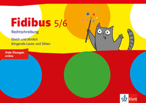 Buchcover Fidibus 5/6. Rechtschreibung - Gleich und ähnlich klingende Laute und Silben  | EAN 9783122179724 | ISBN 3-12-217972-5 | ISBN 978-3-12-217972-4