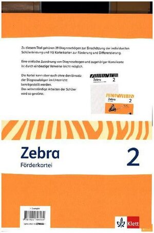 Buchcover Zebra 2 | EAN 9783122706661 | ISBN 3-12-270666-0 | ISBN 978-3-12-270666-1