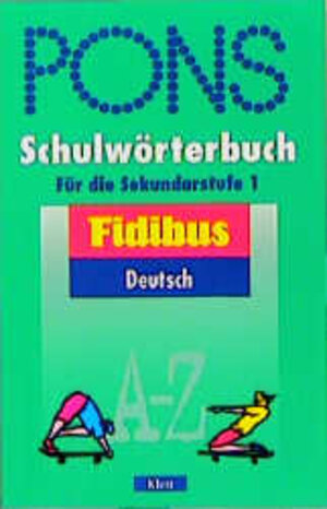 Buchcover PONS Fidibus | Hans H Plickat | EAN 9783123208195 | ISBN 3-12-320819-2 | ISBN 978-3-12-320819-5
