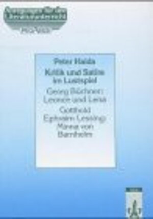 Buchcover Kritik und Satire im Lustspiel | Peter Haida | EAN 9783123992308 | ISBN 3-12-399230-6 | ISBN 978-3-12-399230-8