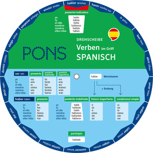 Buchcover PONS Drehscheibe Verben im Griff Spanisch | EAN 9783125160279 | ISBN 3-12-516027-8 | ISBN 978-3-12-516027-9