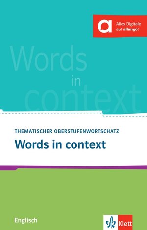 Buchcover Words in context | Louise Carleton-Gertsch | EAN 9783125199453 | ISBN 3-12-519945-X | ISBN 978-3-12-519945-3