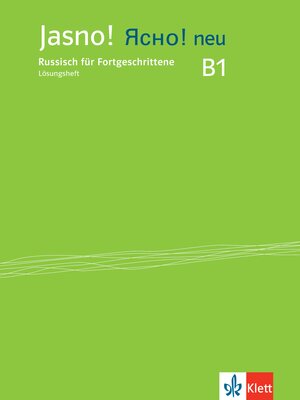 Buchcover Jasno! neu B1  | EAN 9783125276840 | ISBN 3-12-527684-5 | ISBN 978-3-12-527684-0