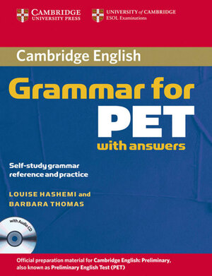 Buchcover Cambridge Grammar for PET | Louise Hashemi | EAN 9783125343351 | ISBN 3-12-534335-6 | ISBN 978-3-12-534335-1