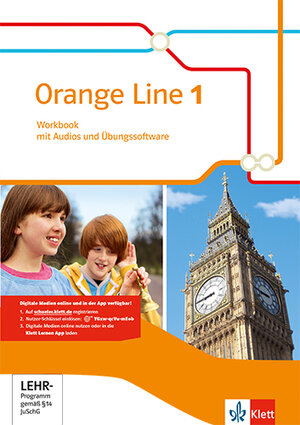 Buchcover Orange Line 1  | EAN 9783125480810 | ISBN 3-12-548081-7 | ISBN 978-3-12-548081-0
