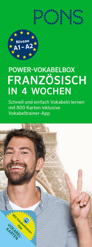 Buchcover PONS Power-Vokabelbox Französisch in 4 Wochen | EAN 9783125601024 | ISBN 3-12-560102-9 | ISBN 978-3-12-560102-4
