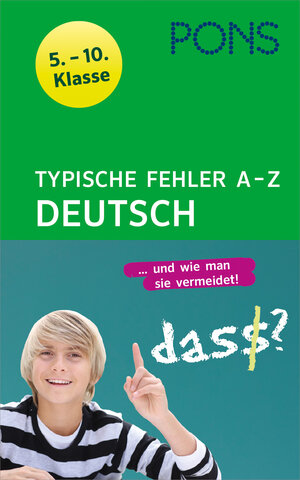 Buchcover PONS Typische Fehler A – Z Deutsch  | EAN 9783125625167 | ISBN 3-12-562516-5 | ISBN 978-3-12-562516-7