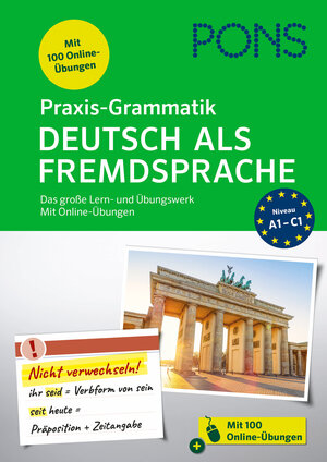 Buchcover PONS Praxis-Grammatik Deutsch als Fremdsprache  | EAN 9783125660465 | ISBN 3-12-566046-7 | ISBN 978-3-12-566046-5