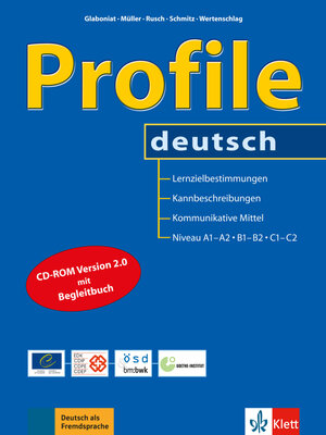 Buchcover Profile deutsch | Manuela Glaboniat | EAN 9783126065184 | ISBN 3-12-606518-X | ISBN 978-3-12-606518-4
