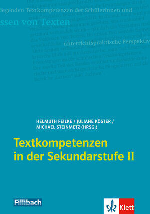 Buchcover Textkompetenzen in der Sekundarstufe II | Helmuth Feilke | EAN 9783126880497 | ISBN 3-12-688049-5 | ISBN 978-3-12-688049-7