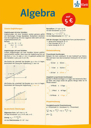Buchcover Mathematik auf einen Blick Algebra  | EAN 9783129203323 | ISBN 3-12-920332-X | ISBN 978-3-12-920332-3