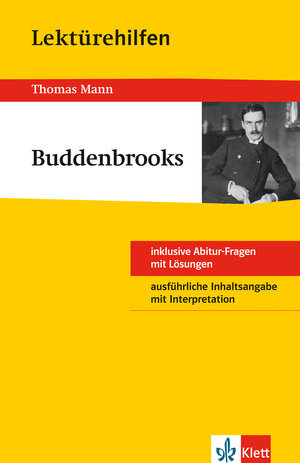 Buchcover Klett Lektürehilfen Thomas Mann, Buddenbrooks | Solvejg Müller | EAN 9783129230589 | ISBN 3-12-923058-0 | ISBN 978-3-12-923058-9