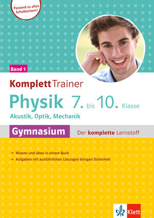 Buchcover Klett KomplettTrainer Gymnasium Physik 7.-10. Klasse  | EAN 9783129273692 | ISBN 3-12-927369-7 | ISBN 978-3-12-927369-2