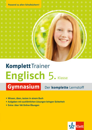 Buchcover Klett KomplettTrainer Gymnasium Englisch 5. Klasse  | EAN 9783129275856 | ISBN 3-12-927585-1 | ISBN 978-3-12-927585-6