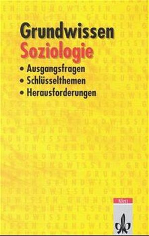 Buchcover Soziologie | Rolf Eickelpasch | EAN 9783129396025 | ISBN 3-12-939602-0 | ISBN 978-3-12-939602-5