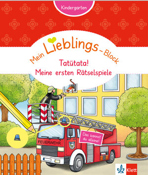 Buchcover Klett Mein Lieblings-Block Tatütata! Meine ersten Rätselspiele  | EAN 9783129494851 | ISBN 3-12-949485-5 | ISBN 978-3-12-949485-1