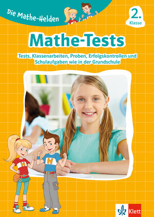 Buchcover Klett Die Mathe-Helden: Mathe-Tests 2. Klasse  | EAN 9783129496657 | ISBN 3-12-949665-3 | ISBN 978-3-12-949665-7