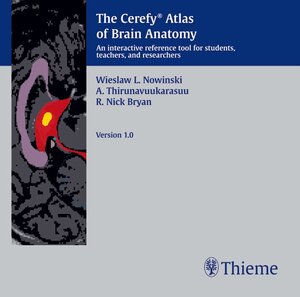 Buchcover Cerefy Atlas of Brain Anatomy | Wieslaw L. Nowinski | EAN 9783131310712 | ISBN 3-13-131071-5 | ISBN 978-3-13-131071-2